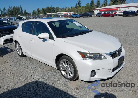 2012 Lexus Ct 200H Premium из США, поврежденный, VIN JTHKD5BH8C2072777